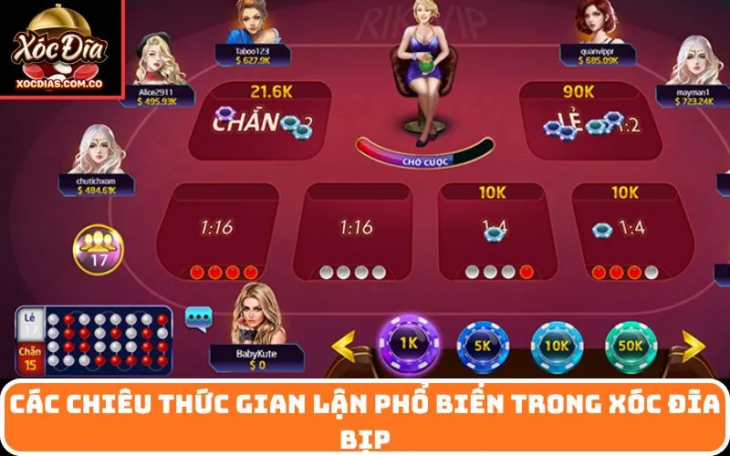 Các chiêu thức gian lận phổ biến trong Xóc Đĩa Bịp