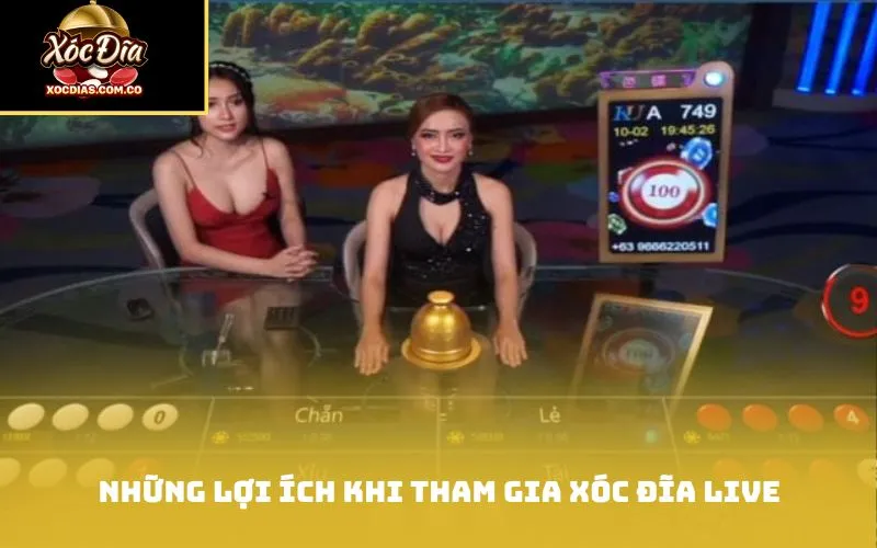 Những lợi ích khi tham gia Xóc Đĩa Live